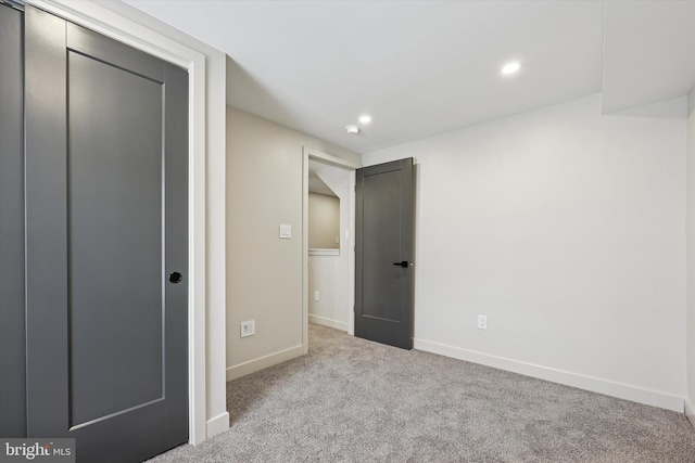 181 Levering St, Philadelphia, PA 19127 - unfurnished bedroom with recessed lighting, carpet, and a closet