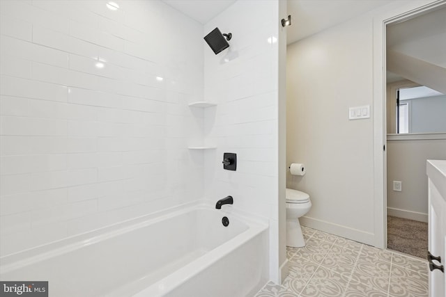 181 Levering St, Philadelphia, PA 19127 - full bathroom with toilet and bathing tub / shower combination
