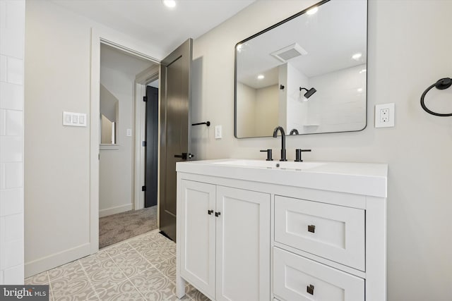 181 Levering St, Philadelphia, PA 19127 - bathroom with vanity and recessed lighting