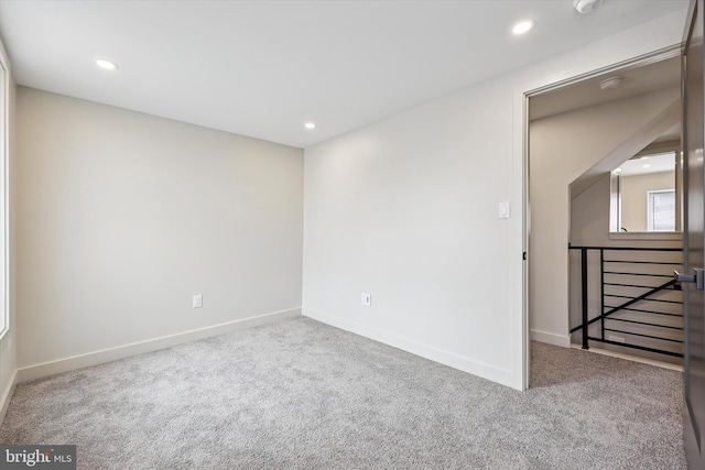 181 Levering St, Philadelphia, PA 19127 - empty room featuring carpet flooring and recessed lighting