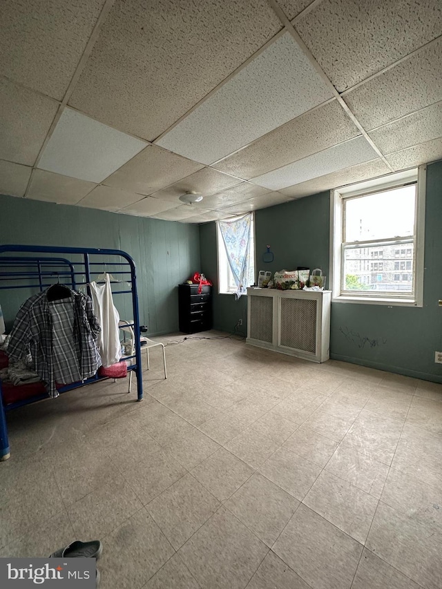 1825 S 8th St, Philadelphia, PA 19148 - unfurnished bedroom featuring a paneled ceiling
