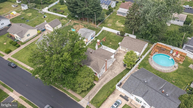 3735 Donegal Ln, Brookhaven, PA 19015 - aerial view of property and surrounding area featuring nearby suburban area