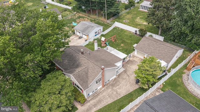 3735 Donegal Ln, Brookhaven, PA 19015 - aerial view of property and surrounding area