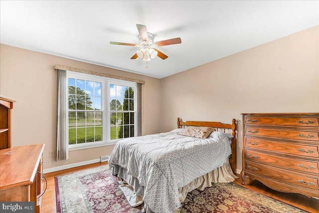 228 Benjamin Blvd, Bear, DE 19701 - bedroom featuring light wood-type flooring and ceiling fan