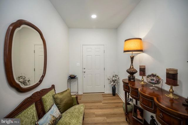 21 Walnut Grove Dr, Fredericksburg, VA 22406 - entrance foyer with light wood finished floors and baseboards