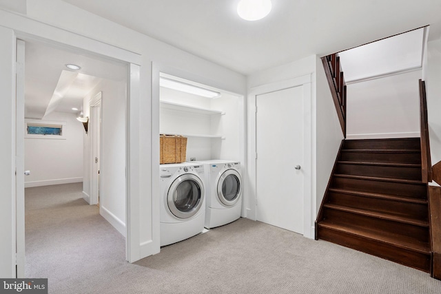 1330 Potomac School Rd, Mclean, VA 22101 - washroom featuring carpet floors and washing machine and clothes dryer