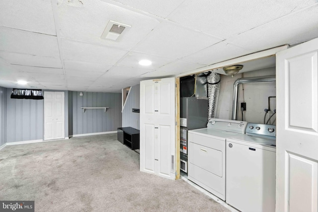 3714 Greenvale Rd, Baltimore, MD 21229 - finished basement with washing machine and dryer and light colored carpet