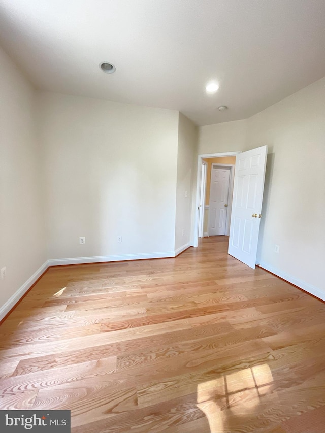 7212 Highland St, Springfield, VA 22150 - spare room with light wood finished floors and recessed lighting