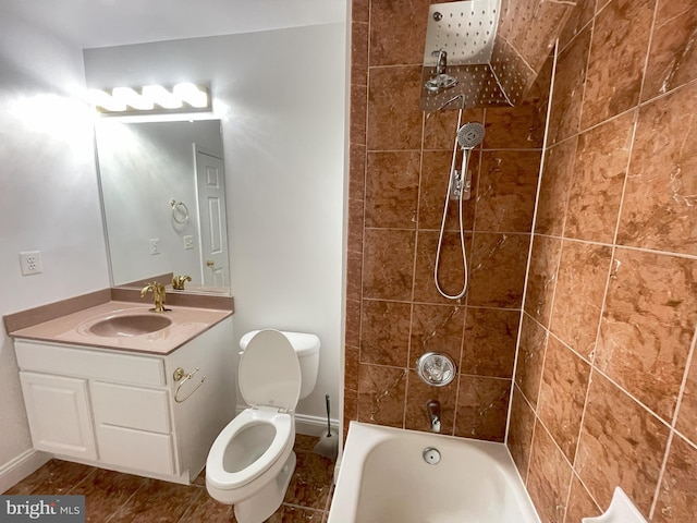 7212 Highland St, Springfield, VA 22150 - bathroom with vanity and bathtub / shower combination
