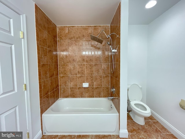 7212 Highland St, Springfield, VA 22150 - full bathroom with tile patterned floors and bathtub / shower combination