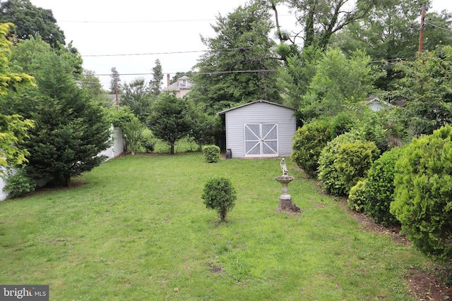 814 Morgan Ave, Palmyra, NJ 08065 - view of yard with a storage unit