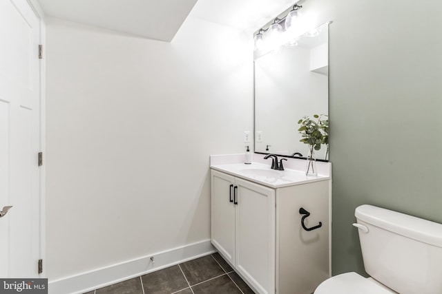 539 Whimsical Dr, Havre De Grace, MD 21078 - half bathroom featuring vanity and tile patterned floors
