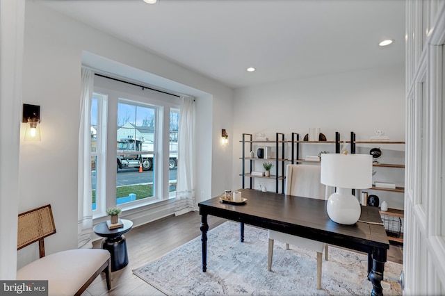 539 Whimsical Dr, Havre De Grace, MD 21078 - office space with wood finished floors and recessed lighting