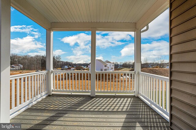 539 Whimsical Dr, Havre De Grace, MD 21078 - wooden deck featuring a residential view