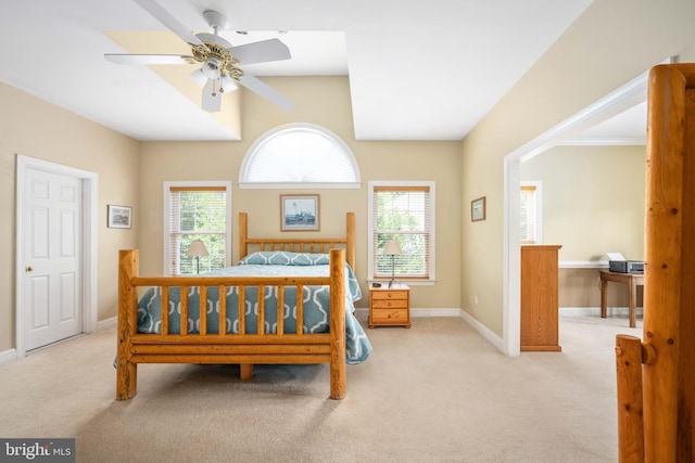 4 Monument Dr, Stafford, VA 22554 - bedroom with carpet flooring, multiple windows, and a ceiling fan