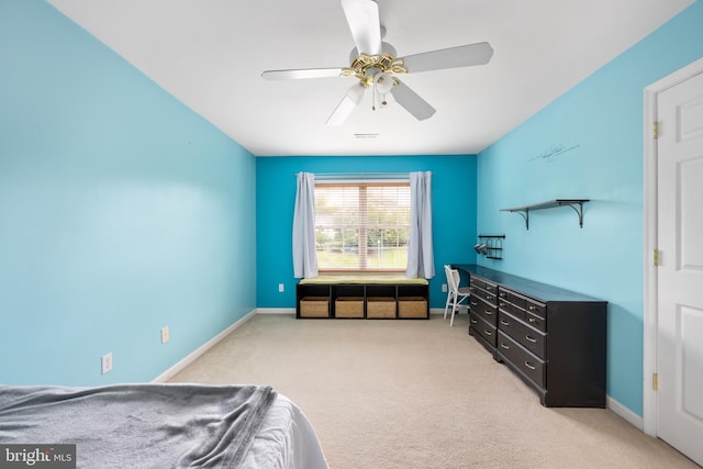 4 Monument Dr, Stafford, VA 22554 - carpeted bedroom featuring baseboards and a ceiling fan