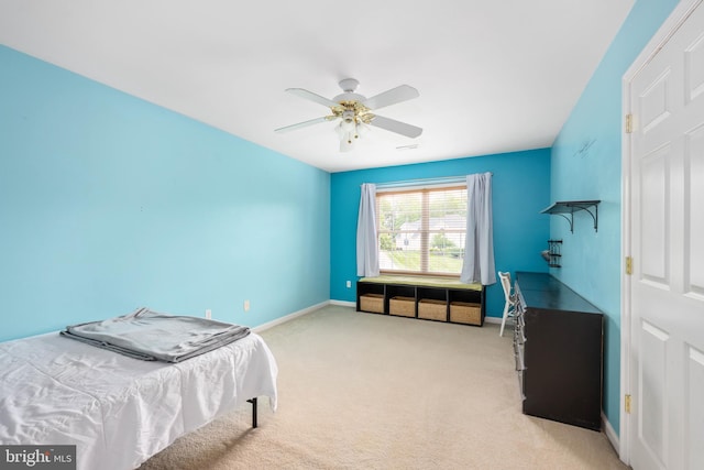 4 Monument Dr, Stafford, VA 22554 - bedroom featuring light carpet and ceiling fan