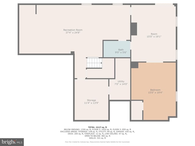 4 Monument Dr, Stafford, VA 22554 - view of room layout