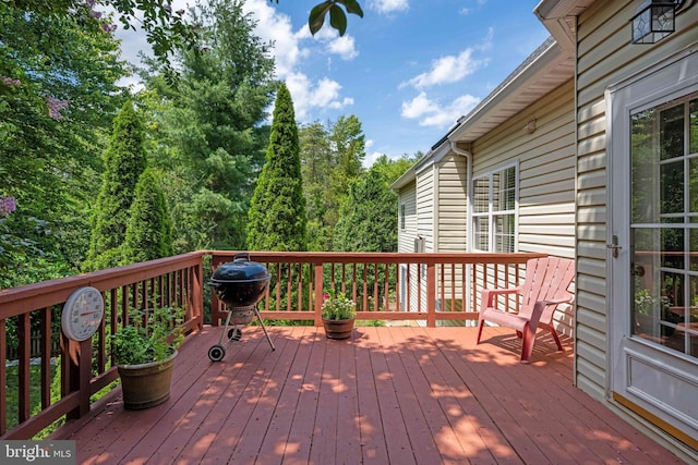 4 Monument Dr, Stafford, VA 22554 - wooden terrace featuring grilling area