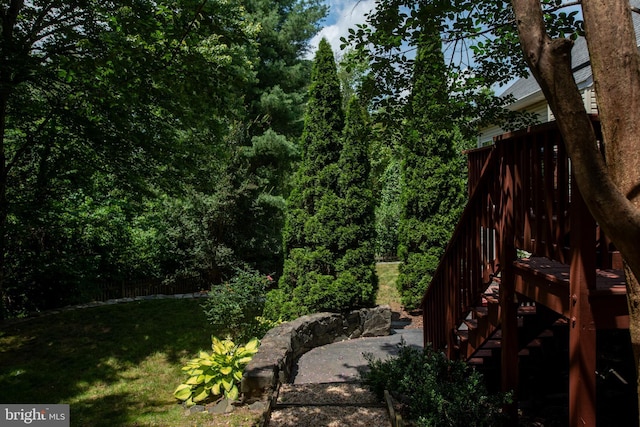 4 Monument Dr, Stafford, VA 22554 - view of yard with stairs