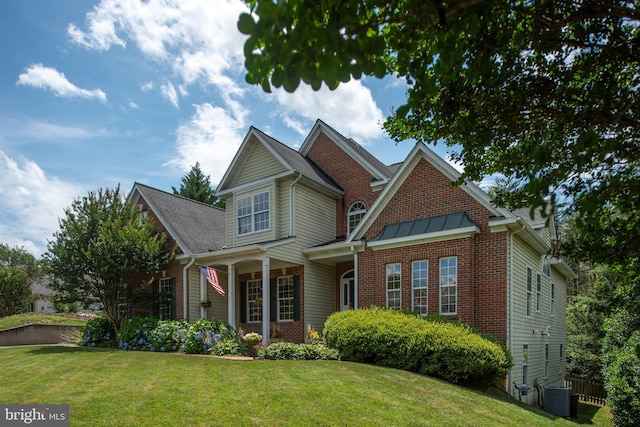 4 Monument Dr, Stafford, VA 22554 - view of front of home featuring brick siding and a front yard