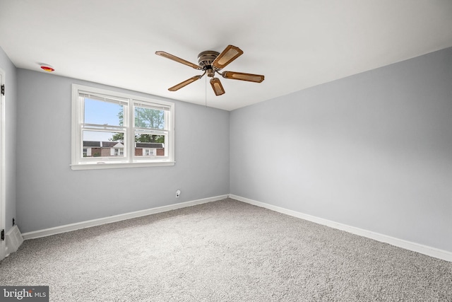 643 Beech Ave, Glenolden, PA 19036 - spare room featuring ceiling fan and carpet floors
