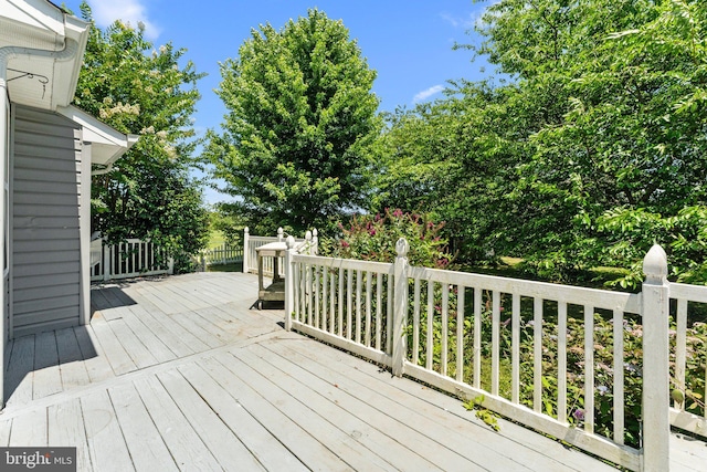135 Hobbs Hole Ln, Tappahannock, VA 22560 - view of wooden deck