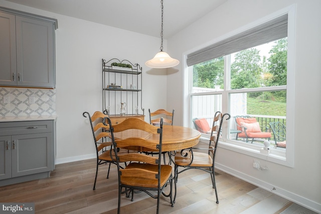 726 Switchman Rd, Media, PA 19063 - dining room with light wood finished floors and baseboards