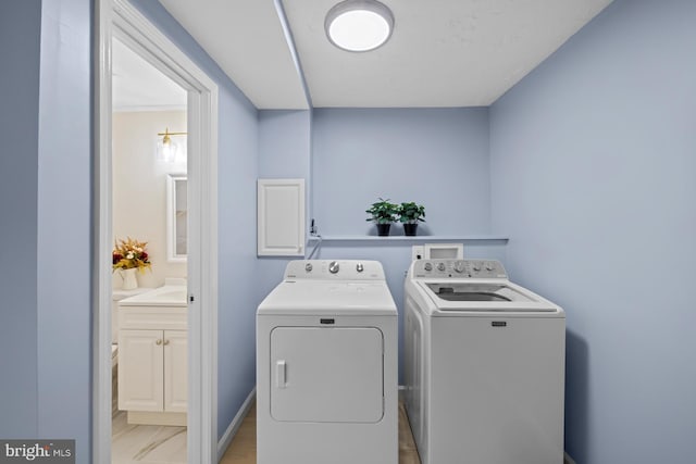 8318 Brookvale Ct, Springfield, VA 22153 - washroom with independent washer and dryer