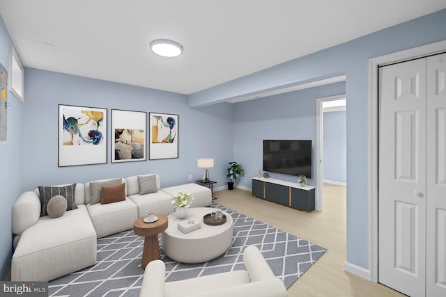 8318 Brookvale Ct, Springfield, VA 22153 - living room featuring baseboards