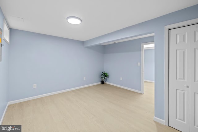 8318 Brookvale Ct, Springfield, VA 22153 - finished basement featuring light wood-style flooring