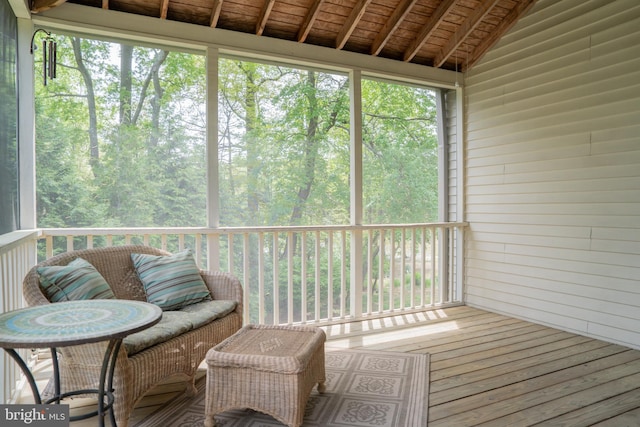 3259 Chrisland Dr, Annapolis, MD 21403 - sunroom / solarium featuring lofted ceiling