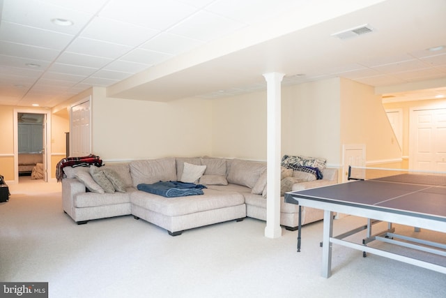 3259 Chrisland Dr, Annapolis, MD 21403 - rec room featuring carpet flooring
