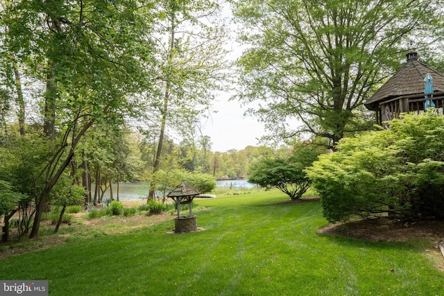 3259 Chrisland Dr, Annapolis, MD 21403 - view of grassy yard featuring a water view and a view of trees