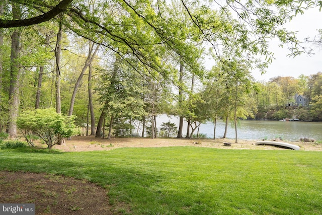 3259 Chrisland Dr, Annapolis, MD 21403 - view of grassy yard featuring a water view