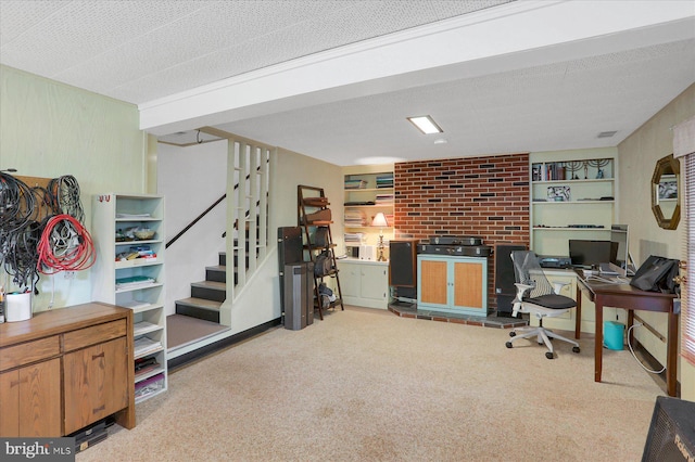 1134 William St, State College, PA 16801 - home office featuring carpet floors