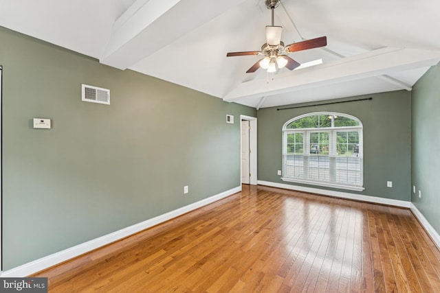 5 Brookfield Rd, Pasadena, MD 21122 - spare room featuring hardwood / wood-style flooring and ceiling fan