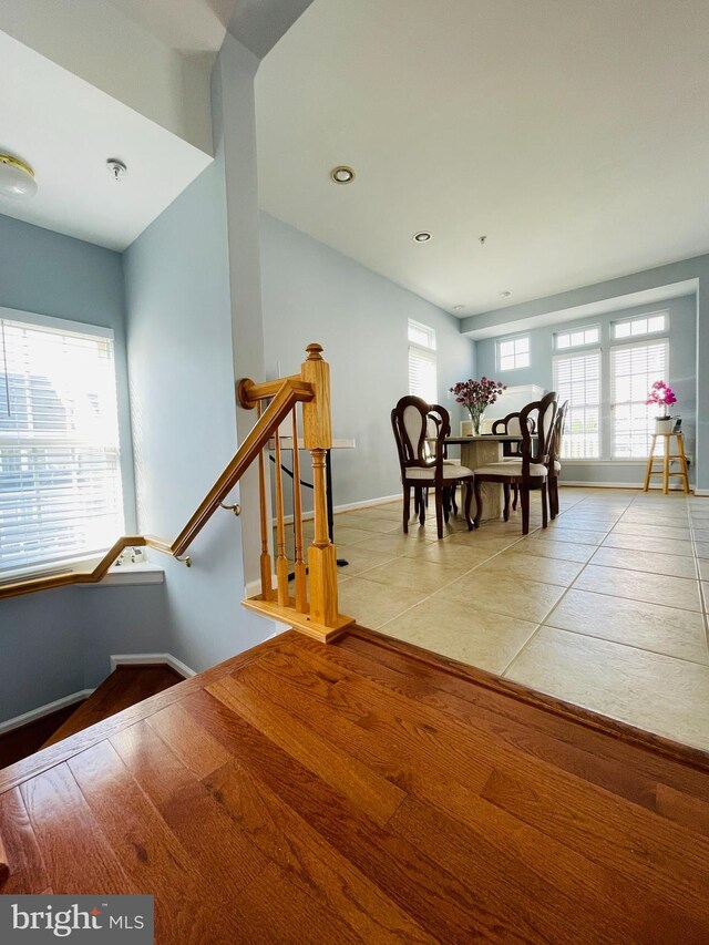 461 Clayhall St, Gaithersburg, MD 20878 - dining room featuring tile patterned floors and recessed lighting