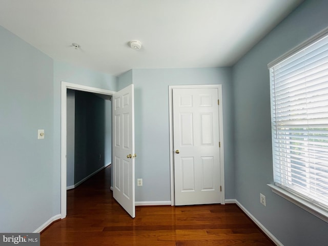 461 Clayhall St, Gaithersburg, MD 20878 - unfurnished bedroom featuring wood finished floors and baseboards