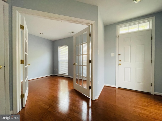 461 Clayhall St, Gaithersburg, MD 20878 - entryway featuring plenty of natural light and wood finished floors