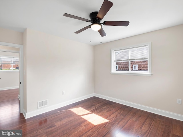 105 Bette Rd, Wilmington, DE 19803 - empty room featuring dark wood-style flooring and a ceiling fan