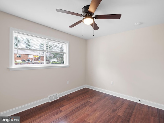 105 Bette Rd, Wilmington, DE 19803 - empty room featuring dark wood-style floors and ceiling fan