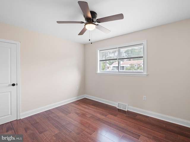 105 Bette Rd, Wilmington, DE 19803 - empty room with wood finished floors and ceiling fan
