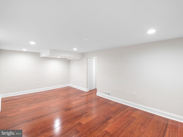 105 Bette Rd, Wilmington, DE 19803 - finished below grade area featuring wood finished floors and recessed lighting
