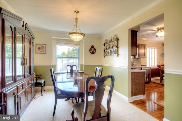 24 Brearly Dr, Sicklerville, NJ 08081 - dining area with crown molding and baseboards