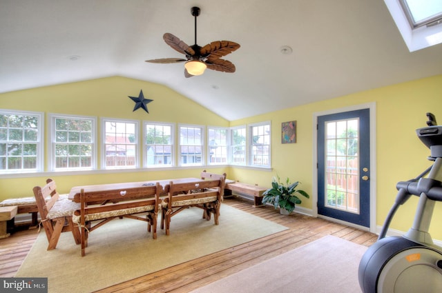 24 Brearly Dr, Sicklerville, NJ 08081 - sunroom with a skylight and vaulted ceiling