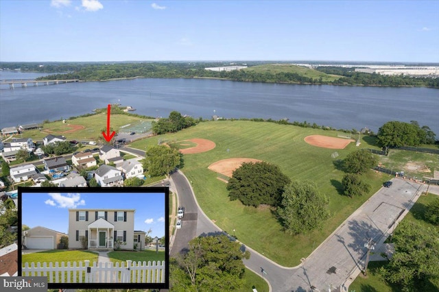 8255 Longpoint Rd, Baltimore, MD 21222 - aerial view of a nearby body of water and a notable bridge