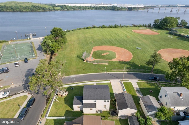 8255 Longpoint Rd, Baltimore, MD 21222 - aerial overview of property's location with a large body of water and a notable bridge