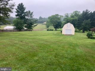 15861 Union Chapel Rd, Woodbine, MD 21797 - view of green lawn with a storage shed