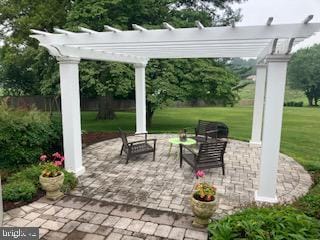 15861 Union Chapel Rd, Woodbine, MD 21797 - view of patio / terrace with a pergola